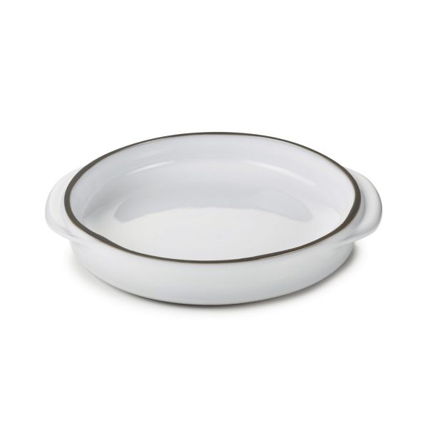 CARACTERE CULINAIRE WHITE CUMULUS ROUND DISH 14CM 100ML