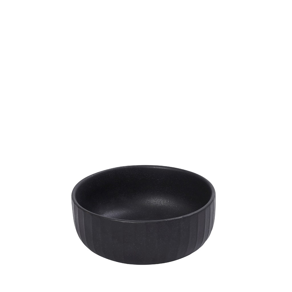 DIS. GOBI BLACK SAND HANDMADE ΜΠΩΛ ΒΑΘΥ ΣΤΡΟΓΓ. ΜΑΥΡΟ ΜΑΤ 11,5Χ11,5Χ5ΕΚ