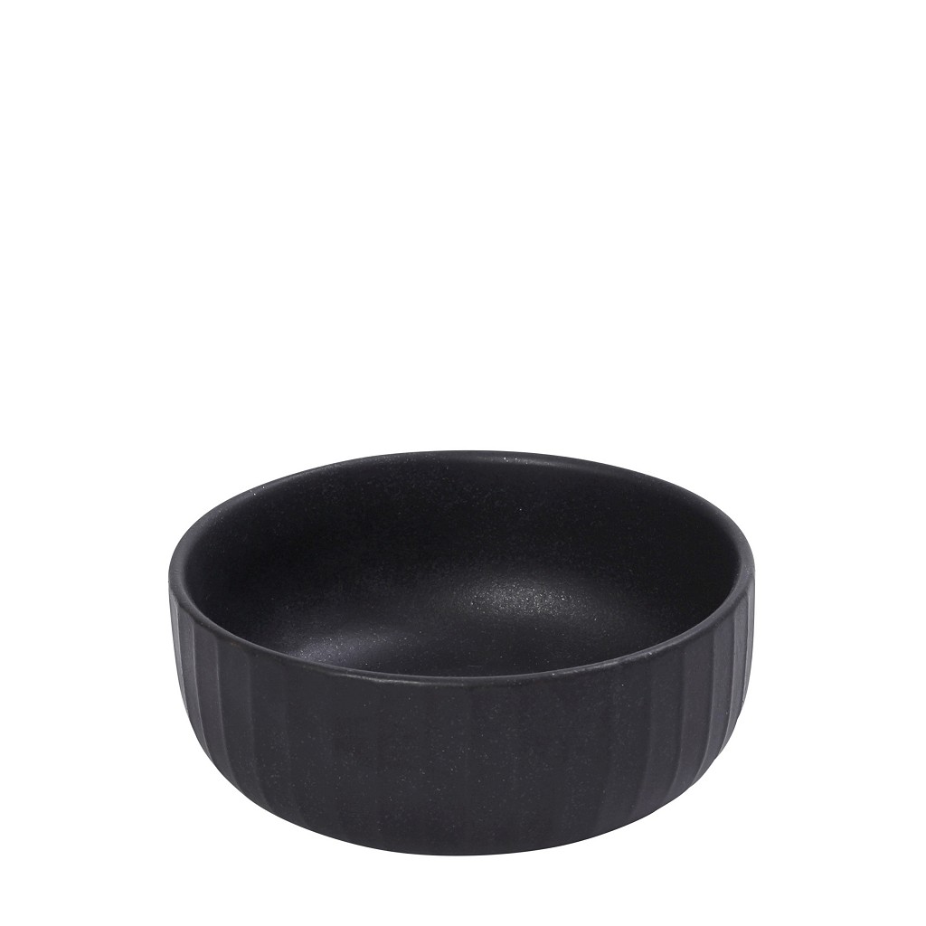 DIS. GOBI BLACK SAND HANDMADE ΜΠΩΛ ΒΑΘΥ ΣΤΡΟΓΓ. ΜΑΥΡΟ ΜΑΤ 15,5Χ15,5Χ6ΕΚ