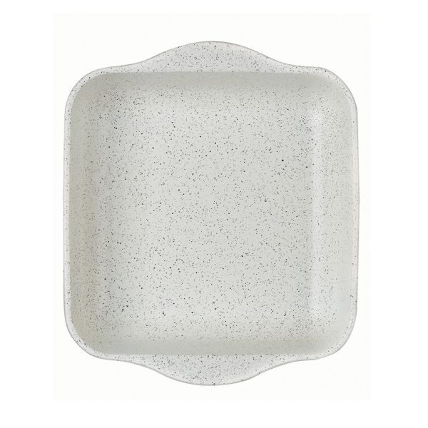 BORCAM NON-STICK WHITE SQ. TRAY TEMP. 1950CC 25,6X22X5,93 P/210 GB1.OB6 (smC)