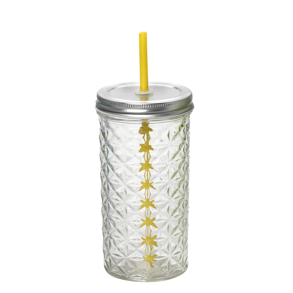 DIS. ΠΟΤΗΡΙ ΜΕ ΚΑΠ. ΚΑΙ ΚΑΛΑΜ. ΔΙΑΦΑΝΟ 475ML 8.5χ16ΕΚ.
