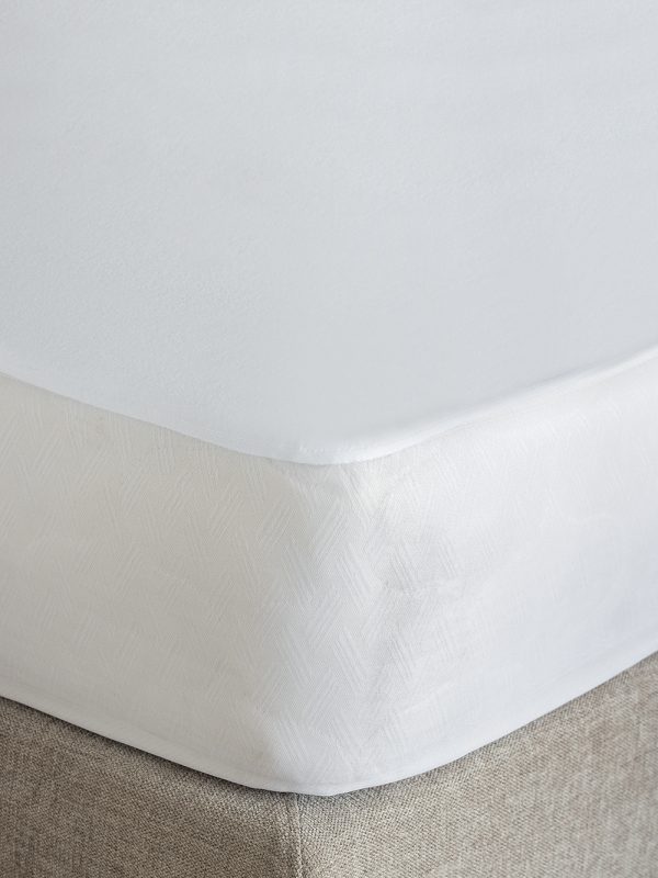 Κάλυμμα Ημίδιπλο White Comfort 110x200+35 JERSEY WATERPROOF