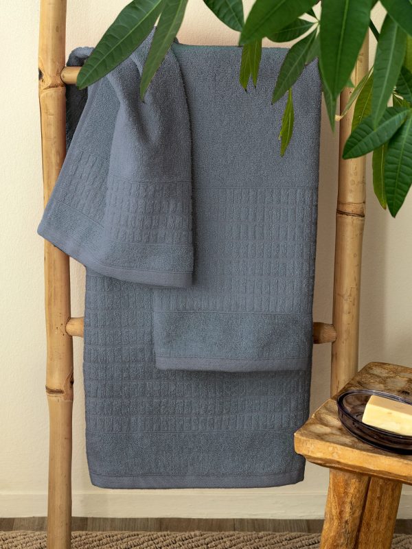 Σετ Πετσετες Towels Collection ROLL GREY