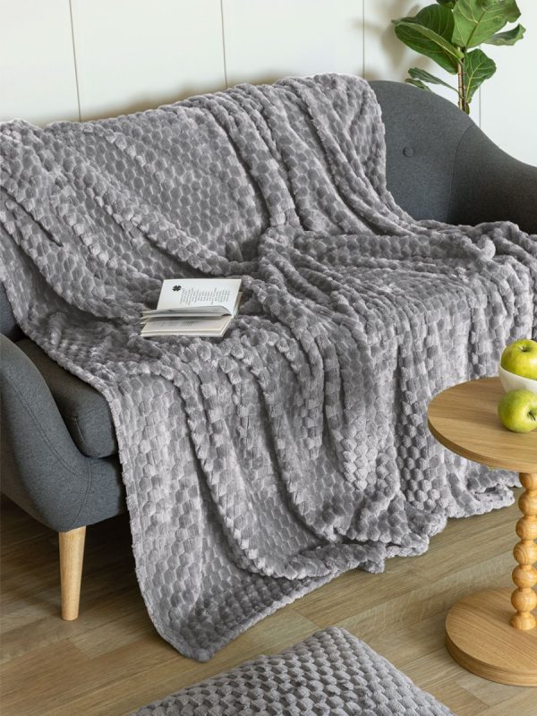 Κουβέρτα Fleece 160x220 ASTER GREY