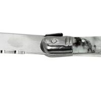 ANTIQUE CUT ΜΑΧΑΙΡΙ STEAK ΑΣΗΜΙ ΛΕΥΚΗ ΛΑΒΗ - NEW BLADE-  SS420 1,5MM 23EK