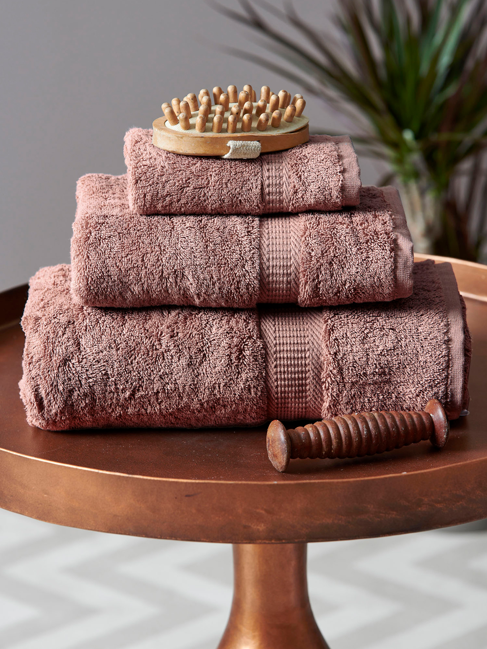 Πετσέτα Λουτρού Towels Collection 100x150 JOLIE LIGHT BROWN