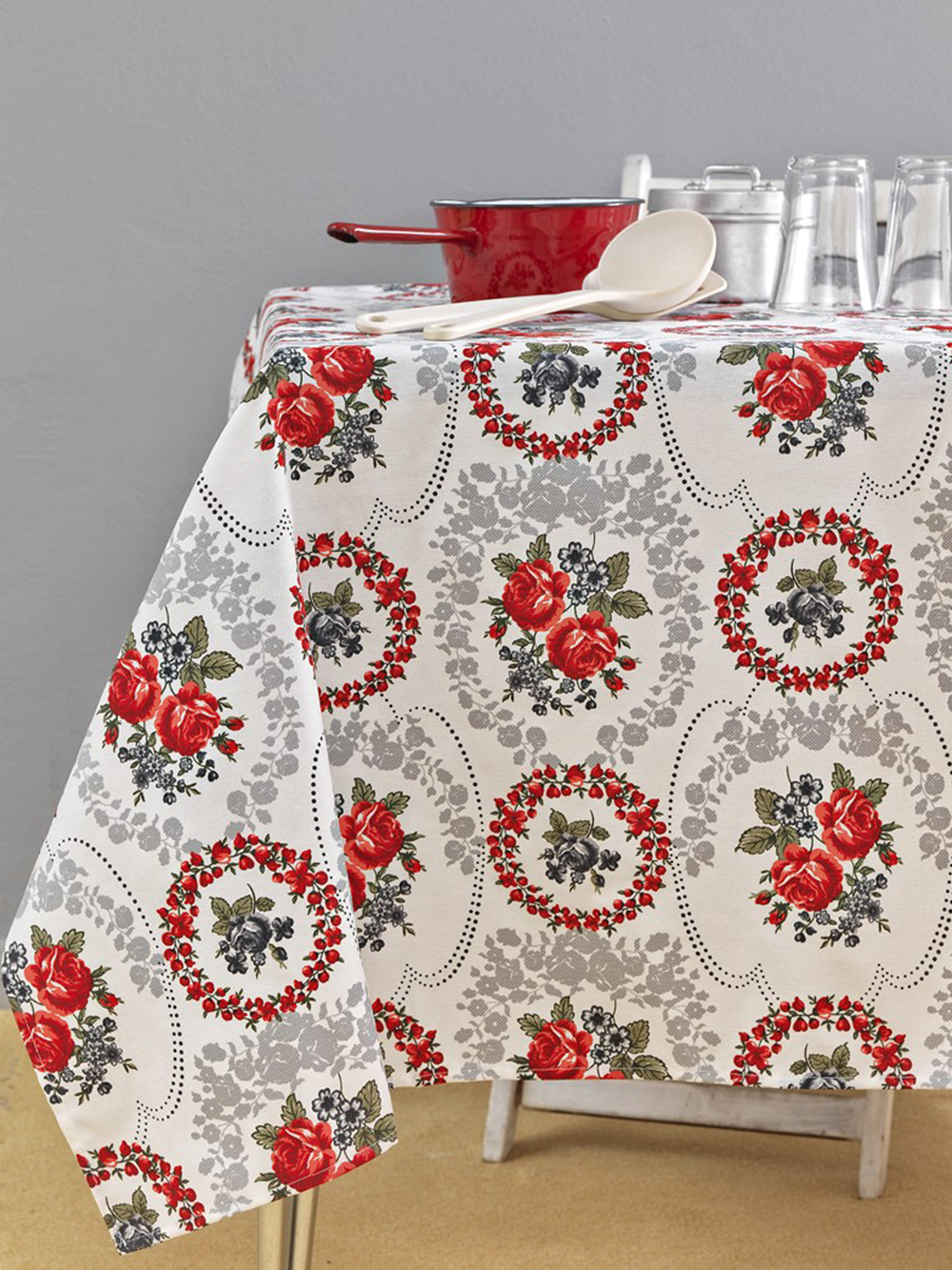 Τραπεζομάντηλο Happy Home 140x180 HH4005