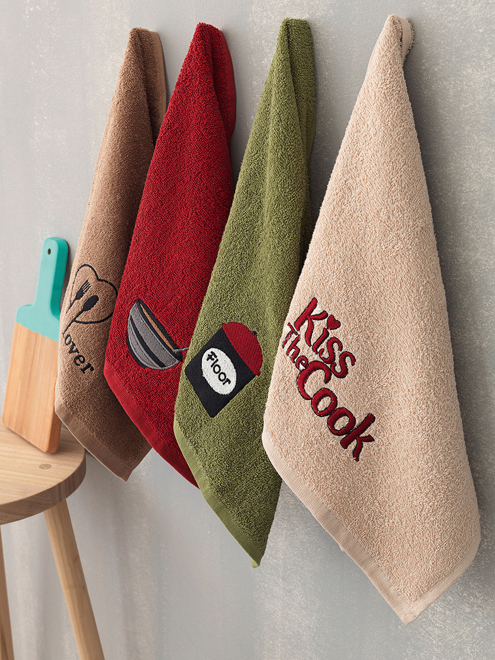 Σετ 4 Πετσέτες Κουζίνας Kitchen Towels 40x60 KT030