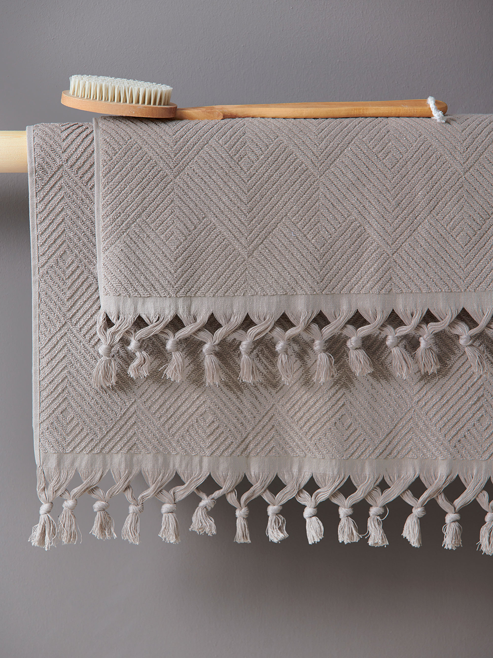 Πετσέτα Λουτρού Towels Collection 70x140 PYRAMIDA TAUPE