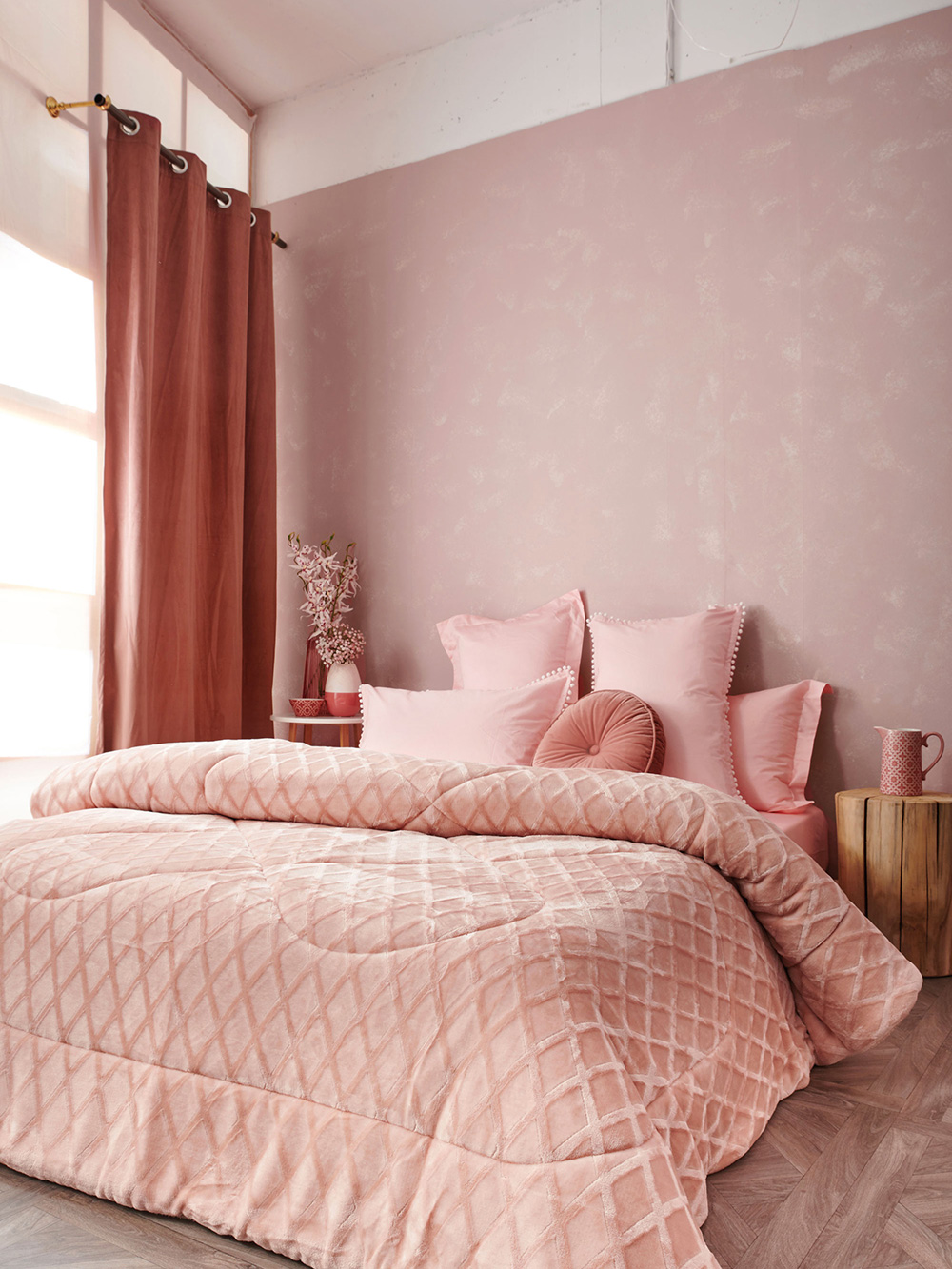 Κουβερτοπάπλωμα King Size 240x260 NADINE ROSE Κουβερτοπάπλωμα King Size 240x260 NADINE ROSE