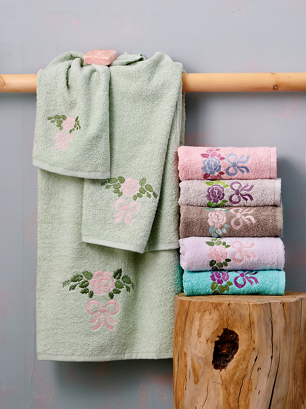 Σετ Πετσέτες Towels Collection ROSELIA LILAC