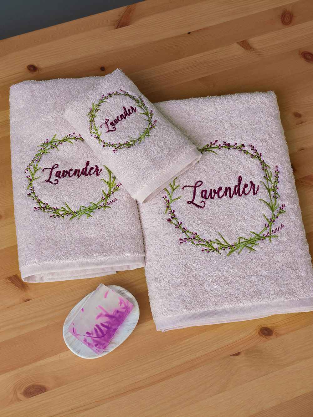 Σετ Πετσέτες Towels Collection LAURA LILAC