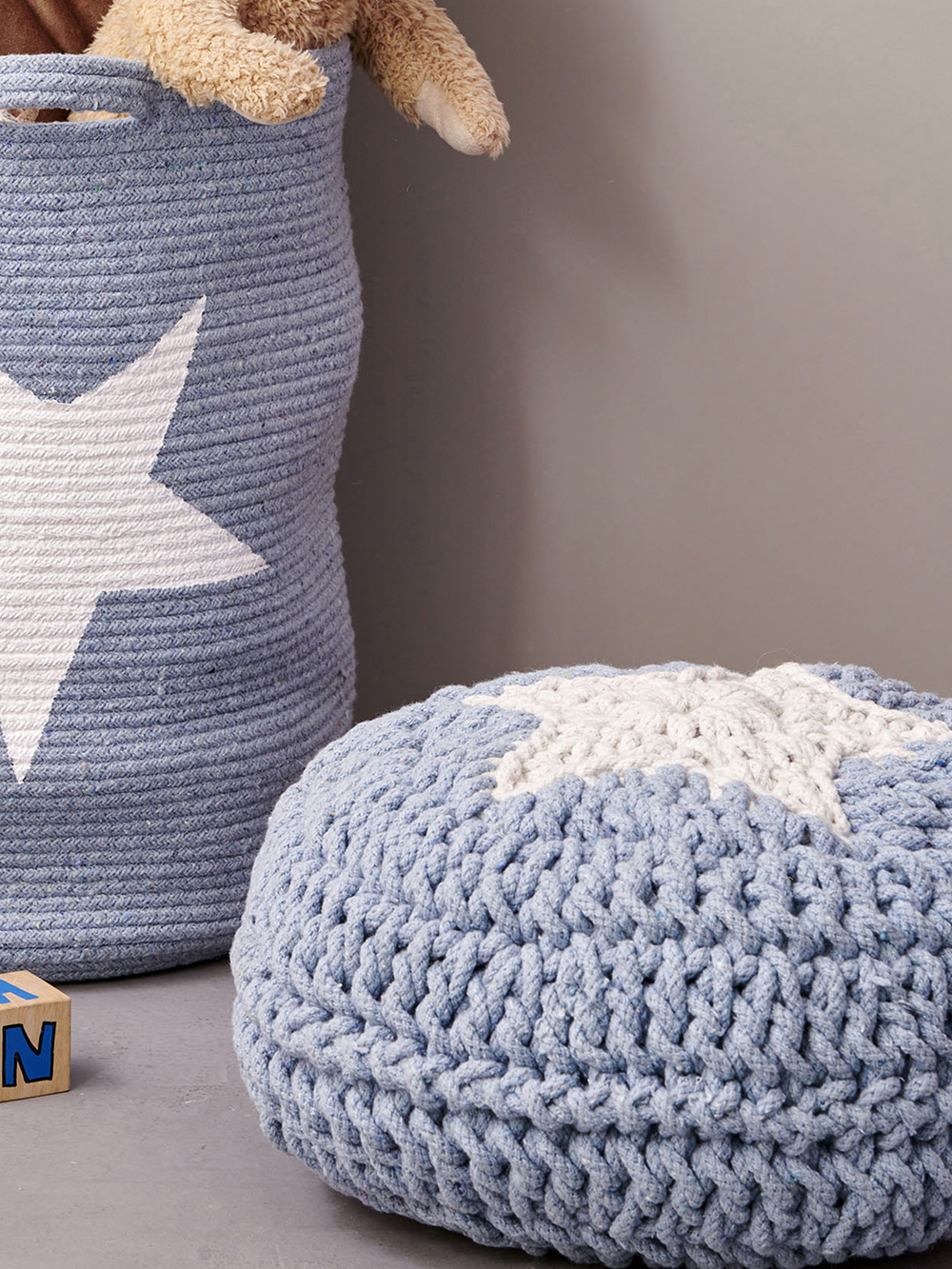 Κάθισμα Πουφ Kids Decor Ø40 PLANET CIEL