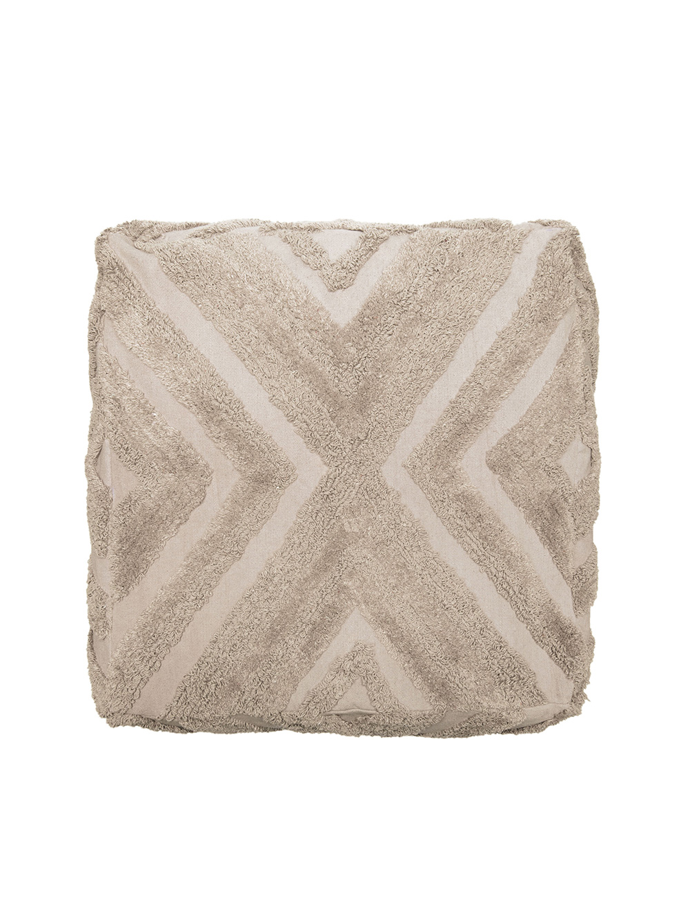 Μαξιλάρα Δαπέδου/ Πουφ Home Décor 60x60x25 MARVI CREAM