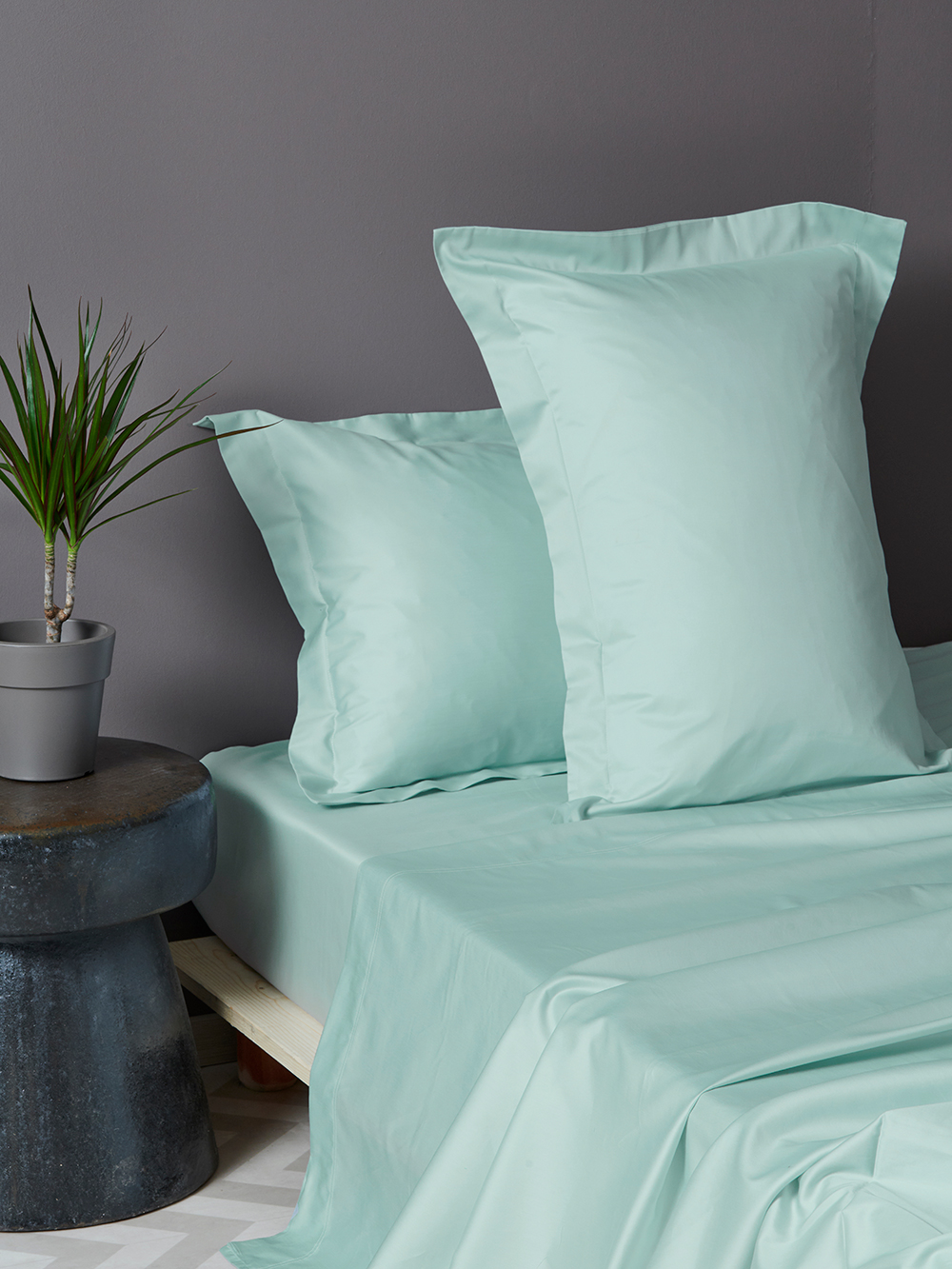 Ζευγος Μαξιλαροθηκες Oxford 50x75 LUXE SATEEN HS MINT