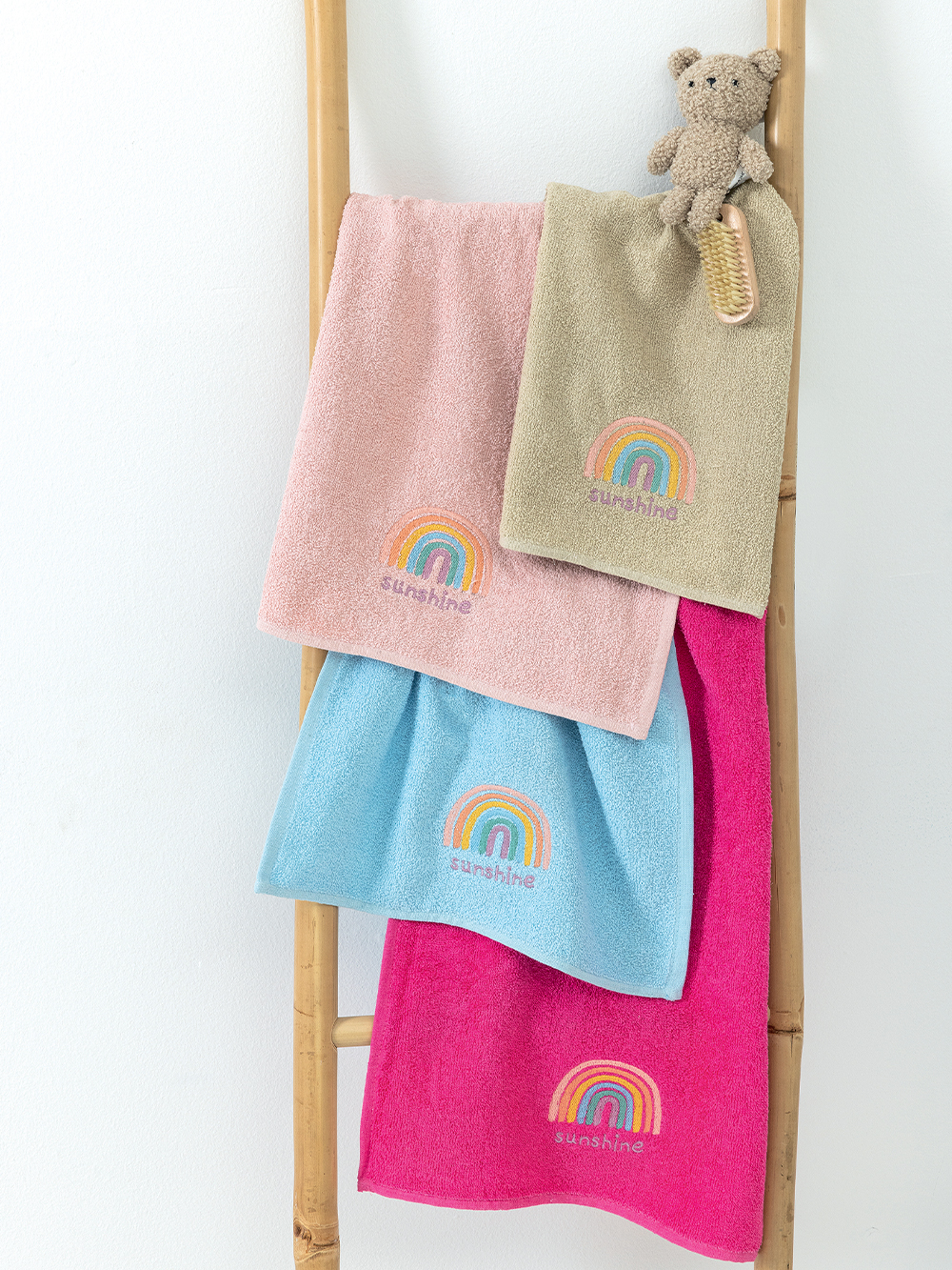 Σετ 4 Πετσετάκια Μπανιου Kids Bath 40x60 SUNSHINE