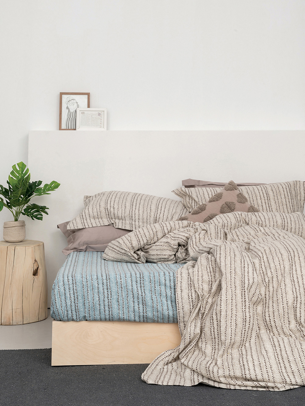 Σετ Μονά Σεντόνια Cosy Winter 170x265 CW280 Χωρίς Λάστιχο