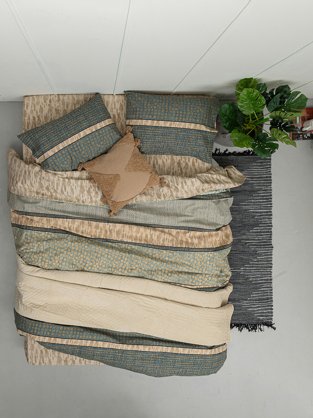 Σετ Υπέρδιπλα Σεντόνια Fashion Life 240x260 FL6183 Με Λάστιχο