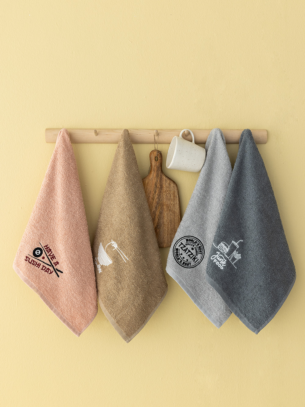 Σετ 4 Πετσέτες Κουζίνας Kitchen Towels 40x70 KT210