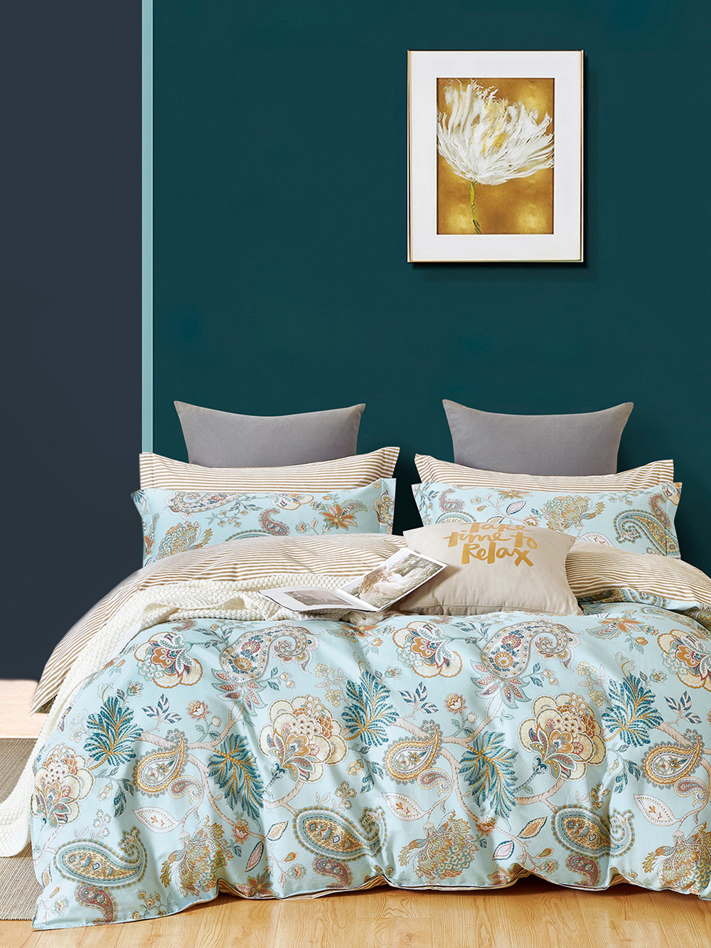 Σετ Υπέρδιπλα Σεντόνια 230x260 Satin Days SD312