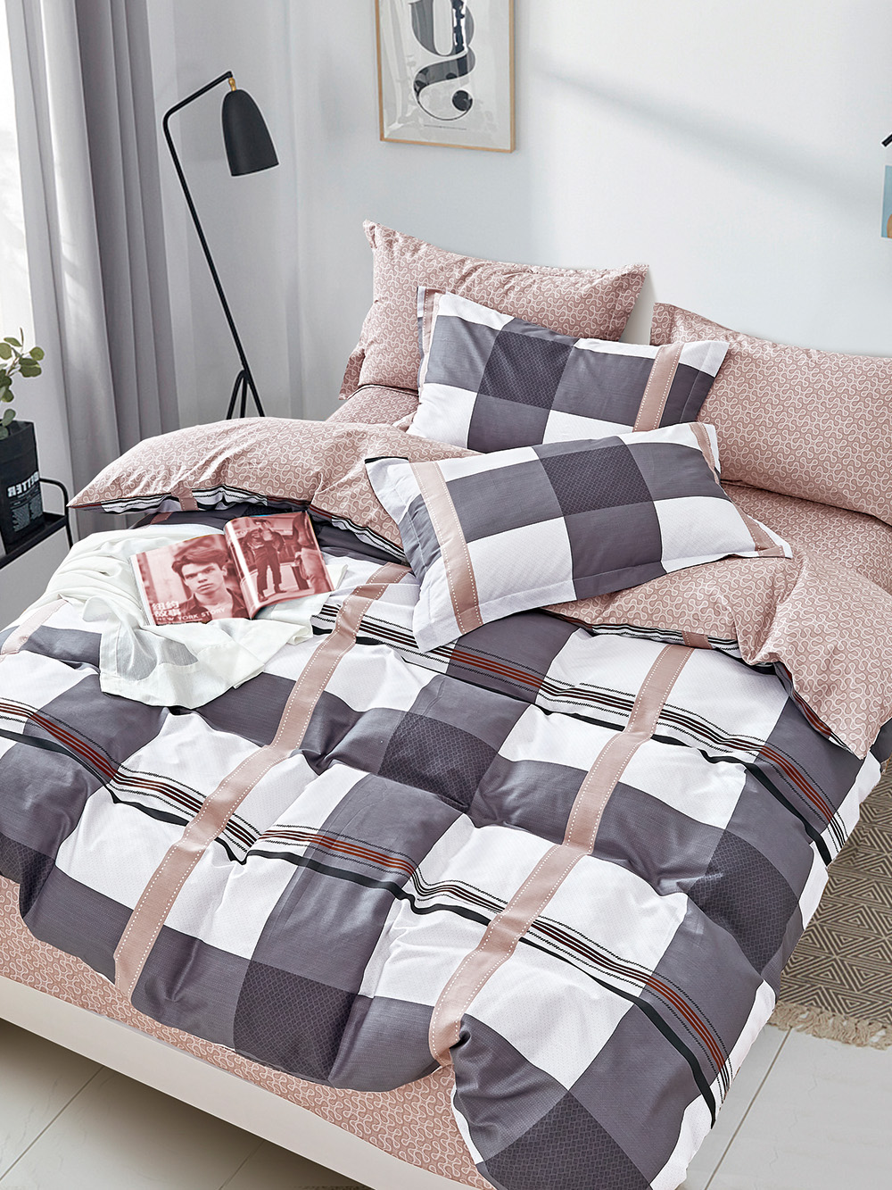 Σετ Υπέρδιπλα Σεντόνια 230x260 Satin Days SD320