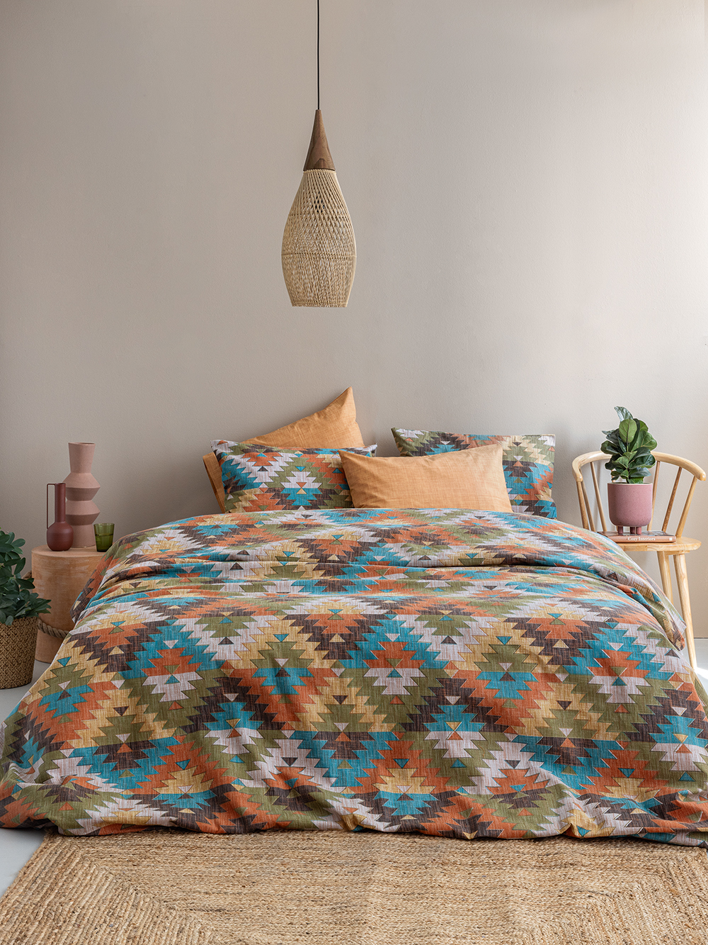 Σετ Παπλωματοθήκη Μονή Flannel Beauty 170x250 FB0223
