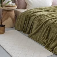 Ταπέτο κρεβατοκάμαρας αντιολισθητικό 66x140 MEMO IVORY Ταπέτο κρεβατοκάμαρας αντιολισθητικό 66x140 MEMO IVORY