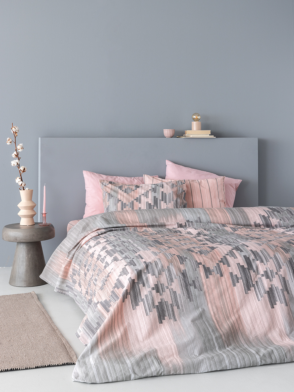 Σετ Μονά Σεντόνια Fashion Life 170x260 FL6222 Με Λάστιχο