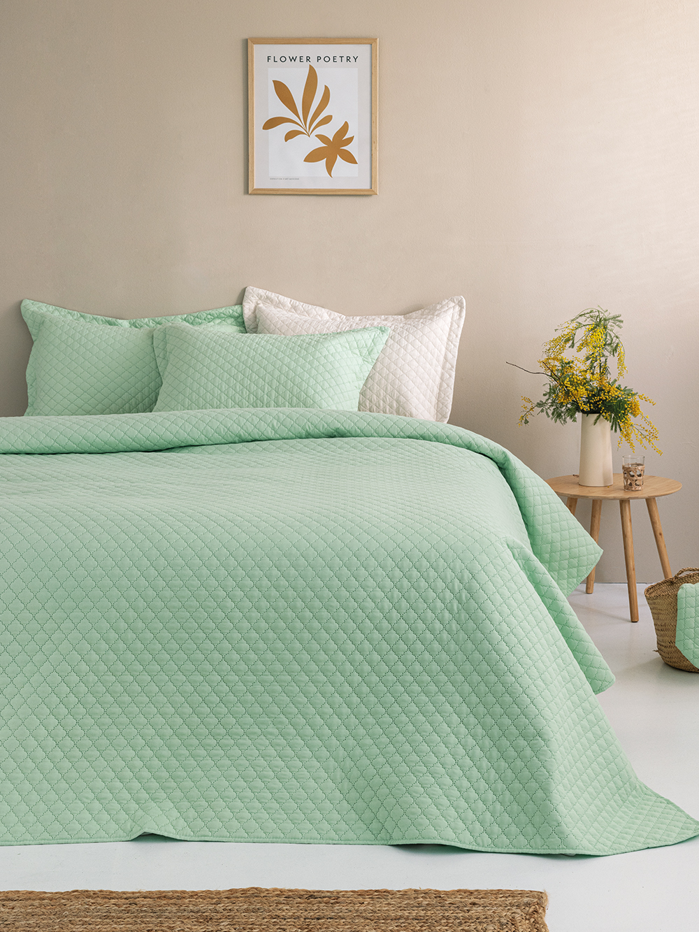 Σετ Κουβερλί King size 260x240 JENN MINT
