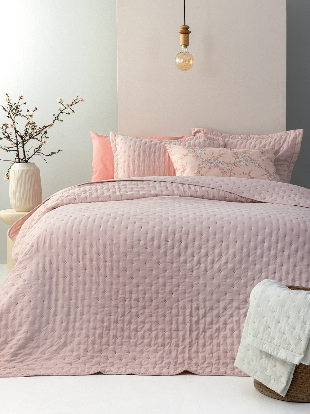 Κουβερλί King size 260x240 NICO PINK