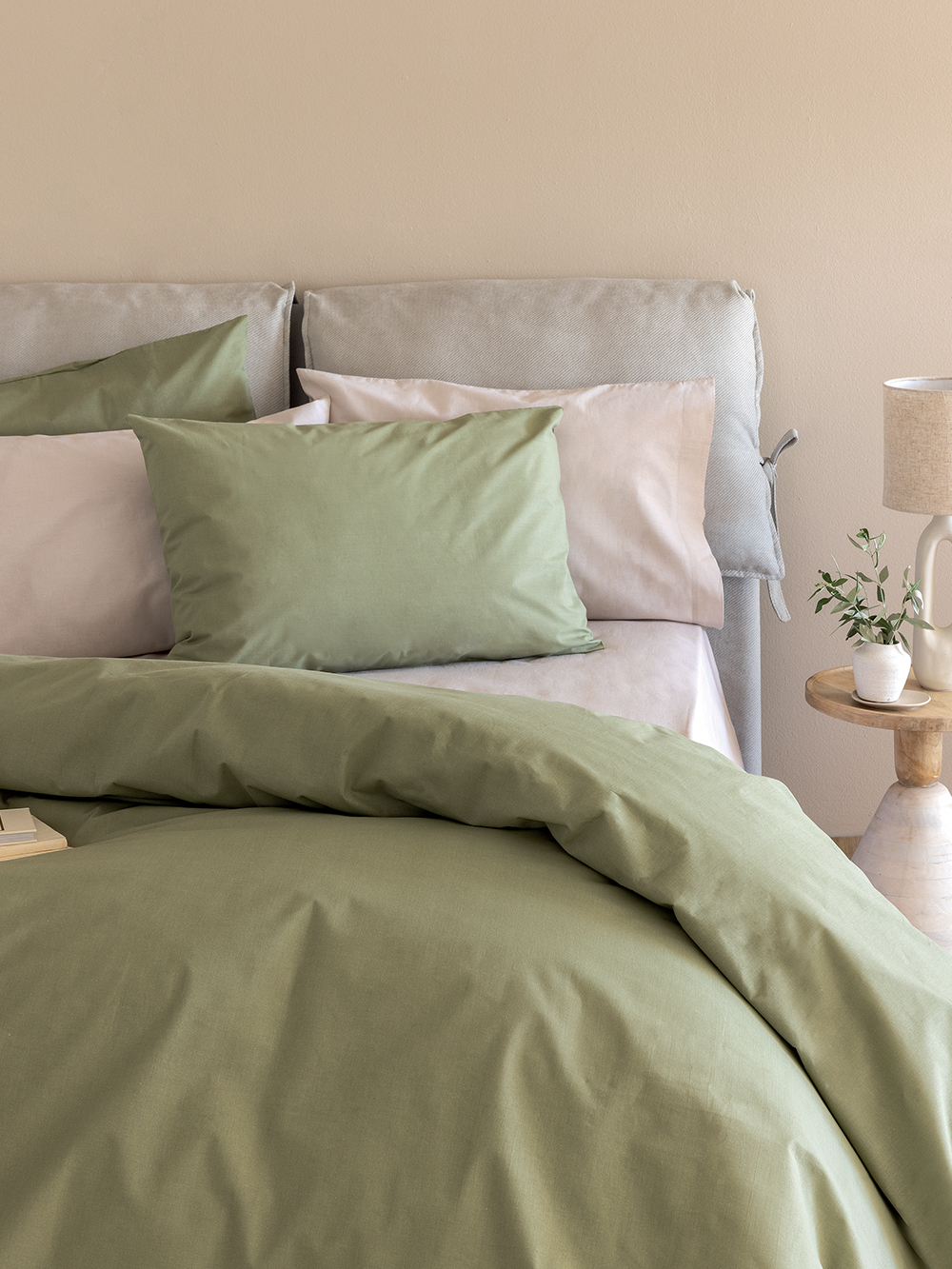Σετ Μονά Σεντόνια 170x260 ETOILE/2 KHAKI Χωρίς Λάστιχο