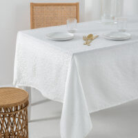 Τραπεζομάντηλο Αλεκιαστο Formal Dinner 175x260 LITA WHITE