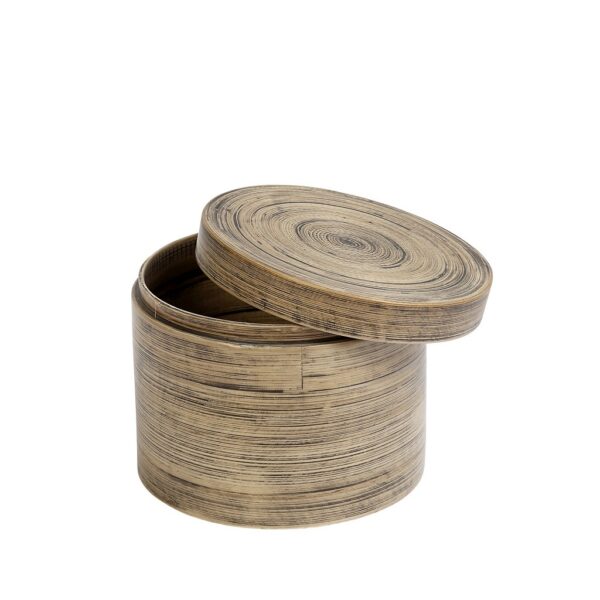 BALI ΣΤΡΟΓΓΥΛΟ ΚΟΥΤΙ L BAMBOO 18X9,5ΕΚ