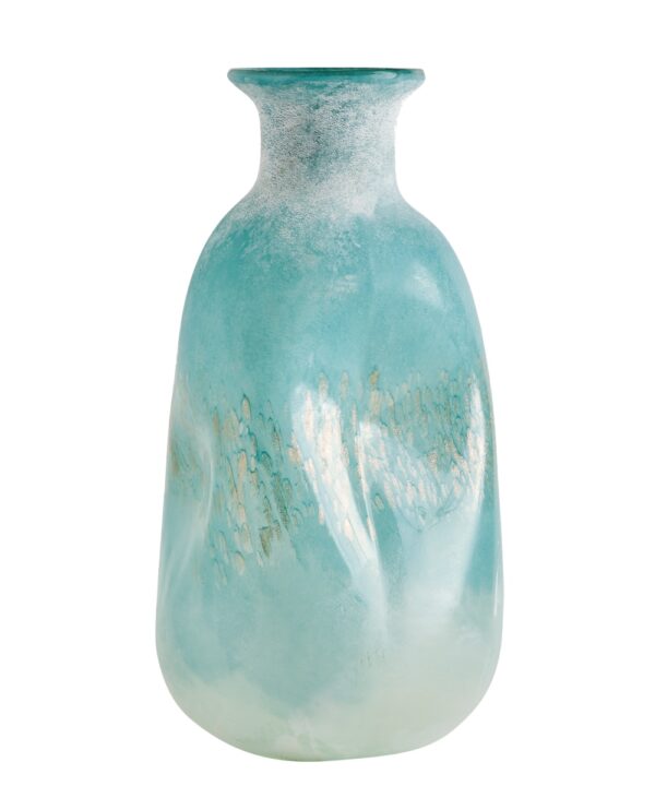 VASE 246 ΓΥΑΛΙΝΟ ΒΑΖΟ (ΔΙΑΜ.17-ΥΨΟΣ 35 εκατ)