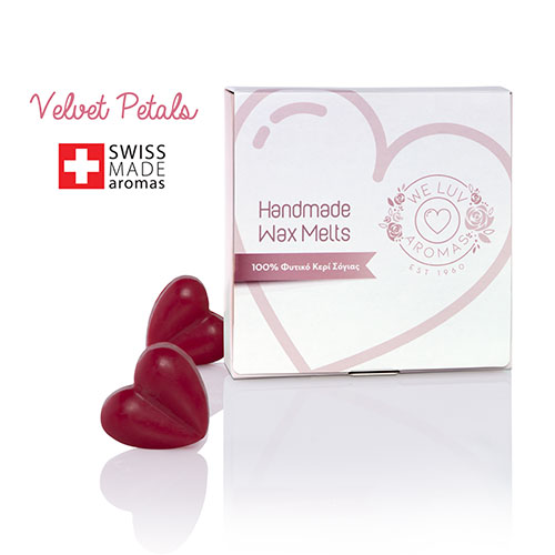 Χειροποίητα Wax Melts Velvet Petals απο 100% Φυτικό Κερί Σόγιας 2 τεμαχίων
