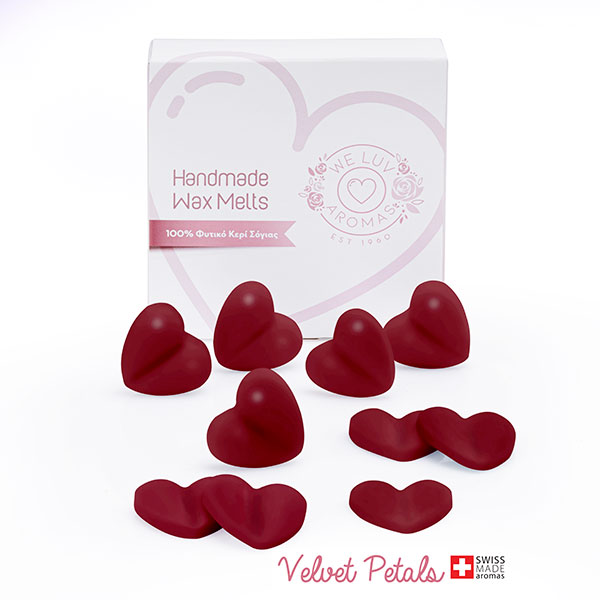 Χειροποίητα Wax Melts Velvet Petals απο 100% Φυτικό Κερί Σόγιας 10 τεμαχίων