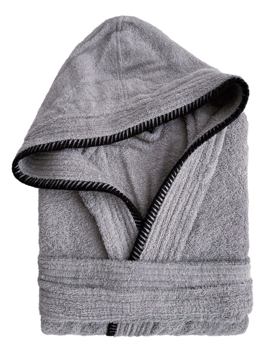 Μπουρνούζι Bath Collection BRIDGE GREY Large