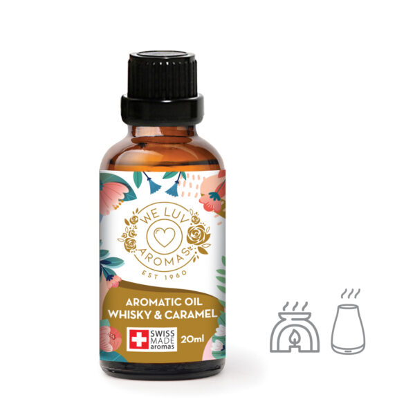 Αρωματικό Έλαιο Χώρου Ουίσκι Καραμέλα 20ml Swiss Made Aromas