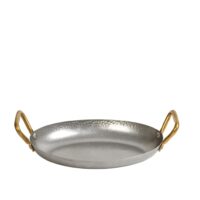 SNOW GREY ΣΑΓΑΝΑΚΙ "ΣΦΥΡΗΛΑΤΟ" ΟΒΑΛ 1,2mm SS18/0 28(32,5 INCL. HANDLES)X18X4CM