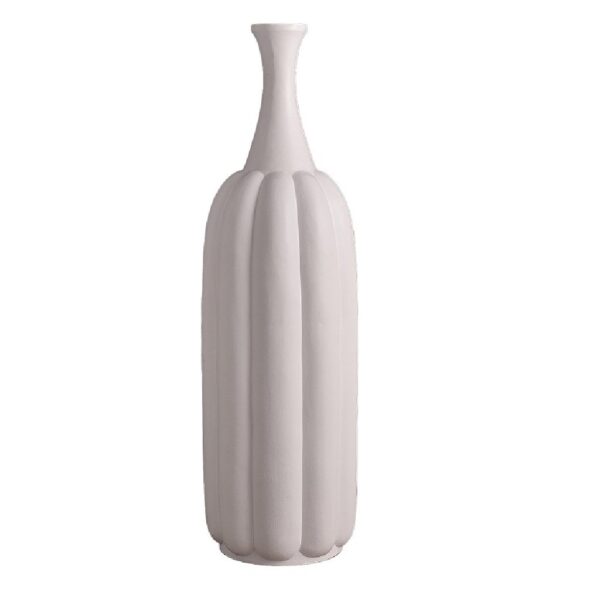 ΒΑΖΟ FIBERCLAY ΣΤΡΟΓΓ. ΛΕΥΚΟ M 36X113EK