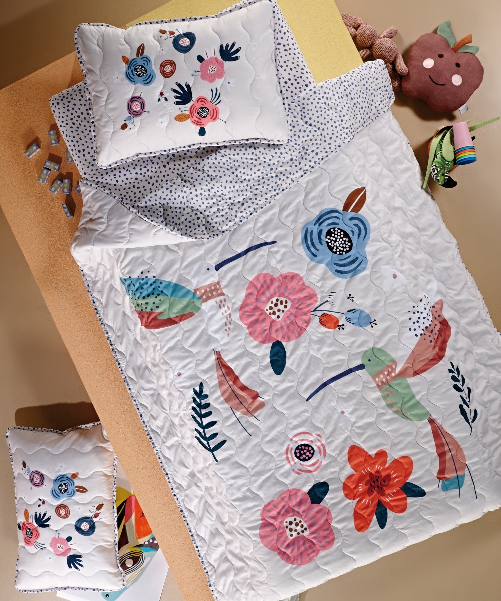 KOLIBRI ΚΟΥΒΕΡΤΟΡΙΟ ΜΟΝΟ - MICROFIBER