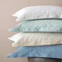 Ζεύγος Μαξιλαροθήκες Oxford 52x72 Posh Sateen WHITE Ζεύγος Μαξιλαροθήκες Oxford 52x72 Posh Sateen WHITE