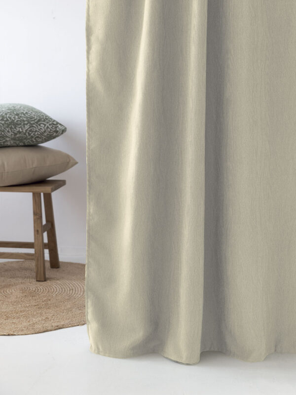 Κουρτίνα Με Τρουκς 140x260 AMY CREME