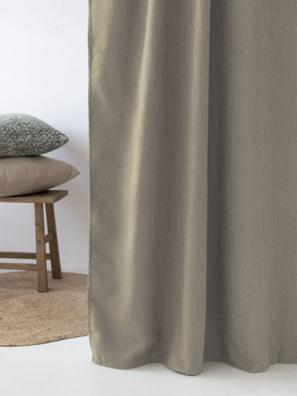 Κουρτίνα Με Τρουκς 140x260 AMY BEIGE