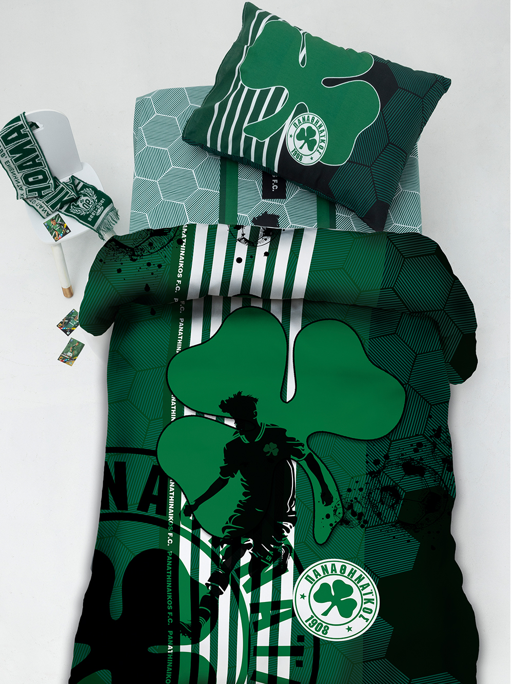 Σετ Παπλωματοθήκη Μονή Panathinaikos F.C. 170x250 FC11