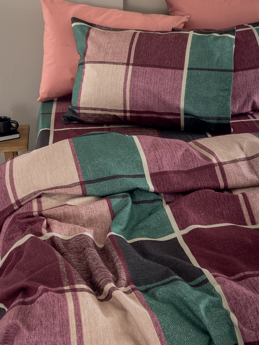 Σετ Μονά Σεντόνια Flannel Beauty 170x265 FB0237 Χωρίς Λάστιχο Σετ Μονά Σεντόνια Flannel Beauty 170x265 FB0237 Χωρίς Λάστιχο