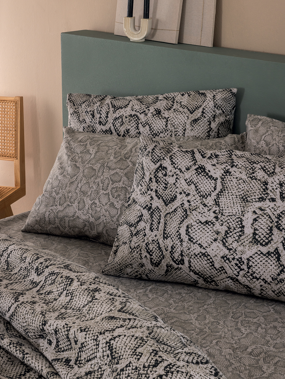 Σετ Παπλωματοθήκη Υπέρδιπλη Flannel Beauty 240x250 FB0242