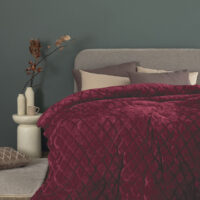 Κουβερτοπάπλωμα Μονό 160x240 NADINE/5 BORDO Κουβερτοπάπλωμα Μονό 160x240 NADINE/5 BORDO