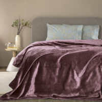 Κουβέρτα Fleece 160x220 LUCY MAUVE