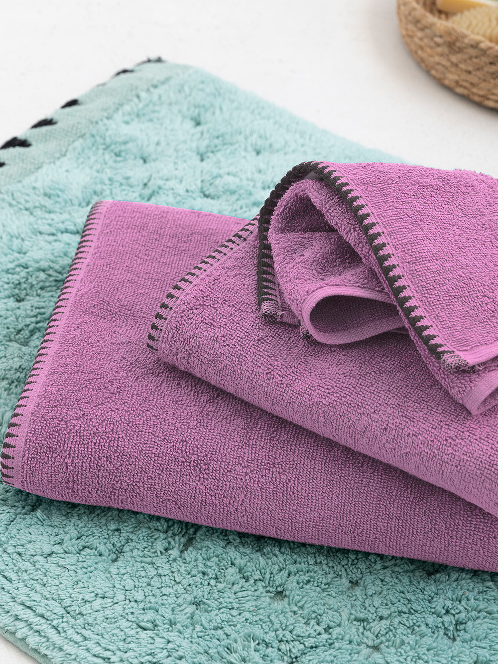 Πετσέτα Λουτρού Towels Collection 80x160 BROOKLYN VIOLET